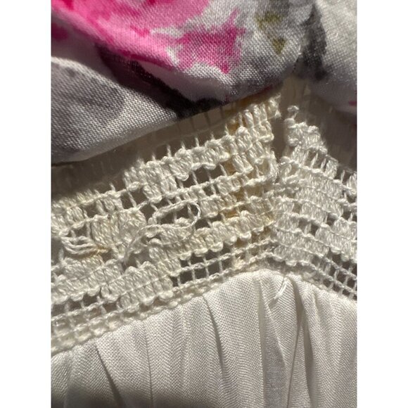 Torrid Women’s 2 (18–20) Floral Midi Dress Smocked Back Cottagecore Chic - Picture 6 of 9